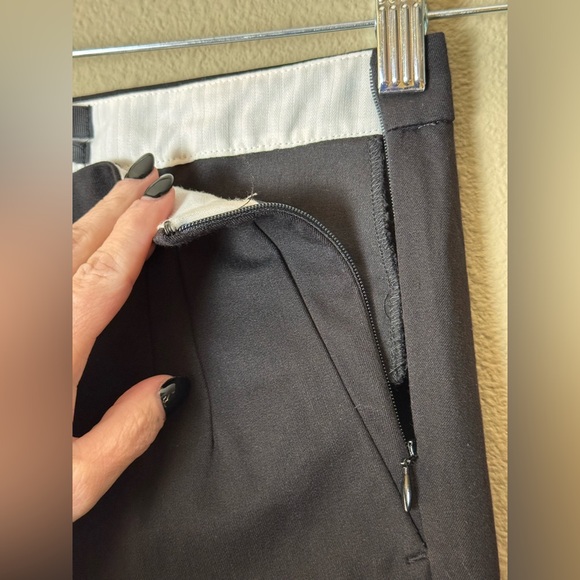 NWT J.CREW MARTIE STRAIGHTEN LEG PANT 00 BLACK #70 - Picture 5 of 6